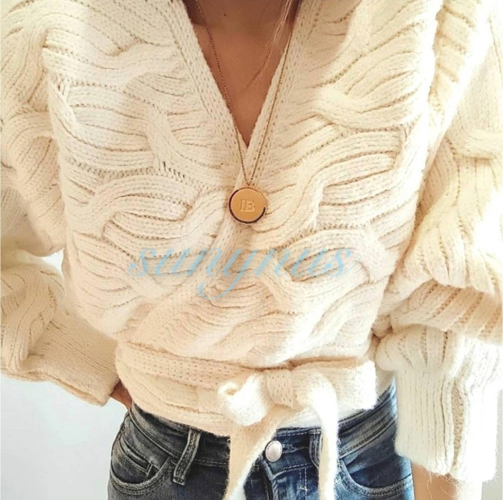 Zara Cable Knit Sweater Jacket - Picture 4 of 14